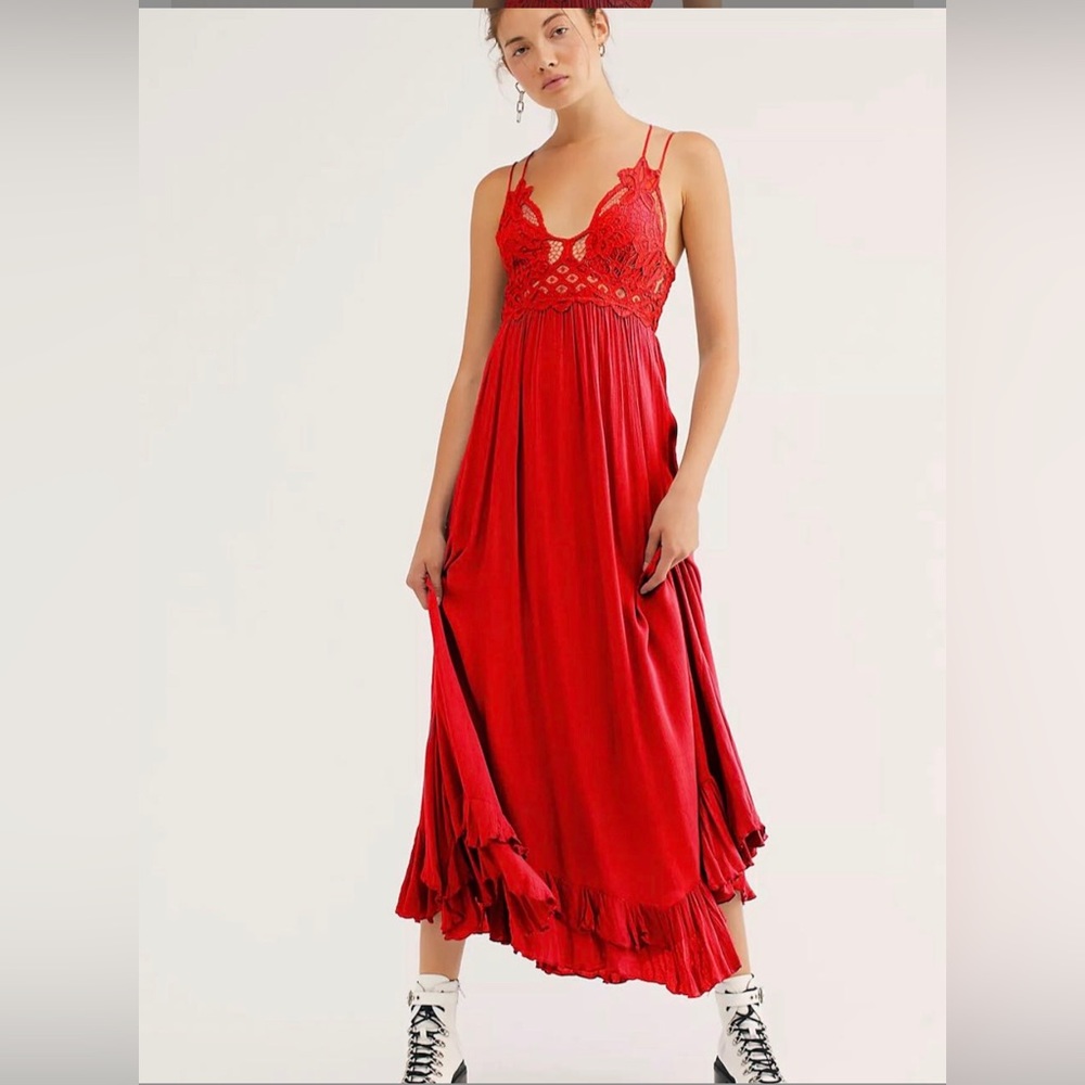 Free People Adella Maxi Slip Dress